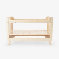 SAZY BABY BED FRAME IN NATURAL APPROX 70.5 X 144.5 X 90CM - RRP £1,090 (COLLECTION OR OPTIONAL DELIVERY)