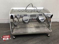 VICTORIA ARDUINO BLACK EAGLE 2 GROUP COFFEE MACHINE IN STAINLESS STEEL - MODEL NO. VA388 T3 V GR2 H C - RRP £16,500 (COLLECTION OR OPTIONAL DELIVERY) (KERBSIDE PALLET DELIVERY)