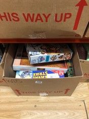 BOX AND F ASSORTED KIDS GAMES AND PUZZLES . (DELIVERY ONLY)