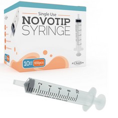 QUANTITY OF ASSORTED ITEMS TO INCLUDE NOVOTIP 10ML SYRINGE - BOX OF 100. (DELIVERY ONLY)