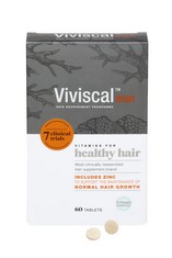6 X VIVISCAL HAIR SUPPLEMENT FOR MEN, NATURAL INGREDIENTS WITH RICH MARINE PROTEIN COMPLEX AMINOMAR C, ZINC & FLAX SEED, CONTRIBUTES TO HEALTHY HAIR GROWTH, PACK OF 60 TABLETS, 1 MONTH SUPPLY. (DELIV
