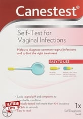50 X CANESTEST SELF TEST FOR VAGINAL INFECTIONS | HELPS DIAGNOSE COMMON VAGINAL INFECTIONS INCLUDING THRUSH & BACTERIAL VAGINOSIS | CLINICALLY TESTED WITH 90% ACCURACY - 1 SWAB. (DELIVERY ONLY)