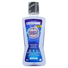 QTY OF ITEMS TO INLCUDE BOX OF ASSORTED ITEMS TO INCLUDE LISTERINE NIGHTLY RESET MIDNIGHT MINT MOUTHWASH, 400 ML, SPLAT EXTREME WHITE TOOTHPASTE, 75ML, INTENSIVE TEETH WHITENING, PROTECTION AGAINST C