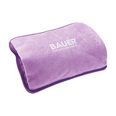 6 X 6 X BAUER PROFESSIONAL 38920 ELECTRIC HOT WATER BOTTLE / LILAC / SOFT TOUCH FLEECE COVER / HAND WARMER / RECHARGEABLE / 3 COLOURS. (DELIVERY ONLY)