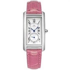 LADIES STOCKWELL WATCH – TEXTURED DIAL WITH SUB DIAL MINUTE HAND – LEATHER STRAP – GIFT BOX INCLUDED (DELIVERY ONLY)