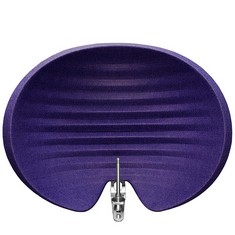 1 X ASTON MICROPHONES HALO PURPLE REFLECTION FILTER AND PORTABLE VOCAL BOOTH. (DELIVERY ONLY)