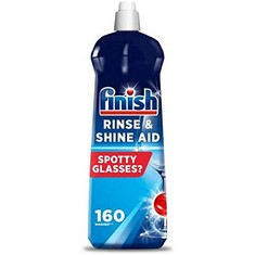 10 X FINISH DISHWASHER RINSE AND SHINE AID ORIGINAL 800ML (DELIVERY ONLY)