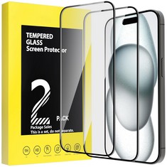 QTY OF ITEMS TO INLCUDE BOX OF ASSORTED PHONE ACCESSORIES TO INCLUDE IPHONE 15 SCREEN PROTECTOR, 2 PACK TEMPERED GLASS FILM FOR IPHONE 15 6.1 INCH, 9H MOBILE PHONE SCREEN PROTECTORS ANTI-SCRATCH ANTI