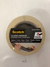 36 X SCOTCH CLASSIC PREMIUM MASKING TAPE . (DELIVERY ONLY)