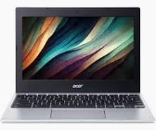 ACER CHROMEBOOK 311 64 GB LAPTOP (ORIGINAL RRP - £249) IN SILVER AND BLACK. (UNIT ONLY). 4 GB RAM, 11.6" SCREEN [JPTC66249] (DELIVERY ONLY)