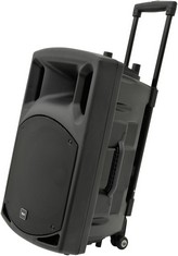 QTX QX12PA COMPLETE PORTABLE PA SYSTEM SPEAKER (ORIGINAL RRP - £248.00) IN BLACK. (UNIT ONLY) [JPTC66320] (DELIVERY ONLY)