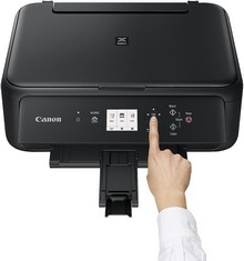 CANON PIXMA TS5150 PRINTER IN BLACK. (WITH BOX) [JPTC66243] (DELIVERY ONLY)