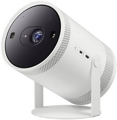 SAMSUNG THE FREESTYLE PORTABLE PROJECTOR (ORIGINAL RRP - £649.00) IN WHITE AND BLACK. (WITH BOX) [JPTC66057] (DELIVERY ONLY)