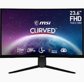 MSI G2422C CURVED GAMING MONITOR GAMING ACCESSORY (ORIGINAL RRP - £150.00) IN BLACK. (WITH BOX). (SEALED UNIT). [JPTC65486] (DELIVERY ONLY)