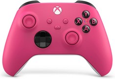XBOX 2 X PINK XBOX CONTROLLER GAMING ACCCESSORIES (ORIGINAL RRP - £120.00) IN DEEP PINK. (WITH BOX) [JPTC66259] (DELIVERY ONLY)