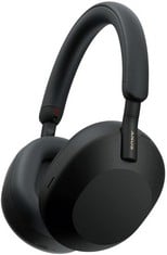 SONY WH-1000XM5 WIRELESS BLUETOOTH NOISE-CANCELLING HEADPHONES (ORIGINAL RRP - £316.00) IN BLACK. (UNIT ONLY) [JPTC65477] (DELIVERY ONLY)