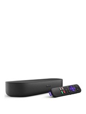 ROKU STREAM BAR VIDEO ACCESSORY (ORIGINAL RRP - £130) IN BLACK. (WITH BOX) [JPTC66250] (DELIVERY ONLY)