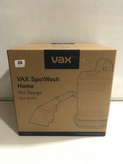 VAX SPOT WASH HOME PET-DESIGN SPOT WASHER RRP £200.00 (DELIVERY ONLY)