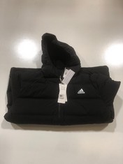 ADIDAS HELIONIC PUFFER JACKET IN BLACK SIZE 2XL RRP £140.00 (DELIVERY ONLY)