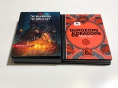 8 X DUNGEONS & DRAGONS ASSORTED BOOKS TO INCLUDE DUNGEONS & DRAGONS ANNUAL 2022 (DELIVERY ONLY)