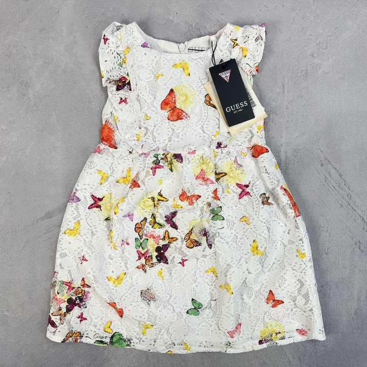 Guess Baby Girls Butterfly Collage Dress 18M