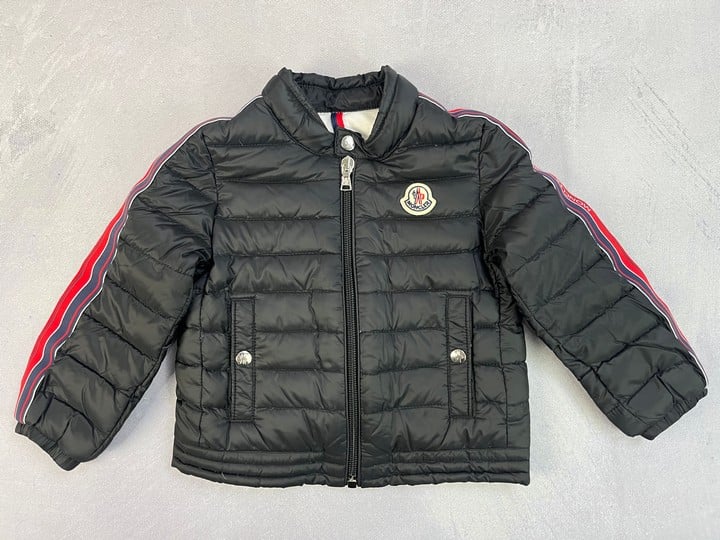 Moncler Baby Boys Down Padded Anderm Biker Jacket 18/24