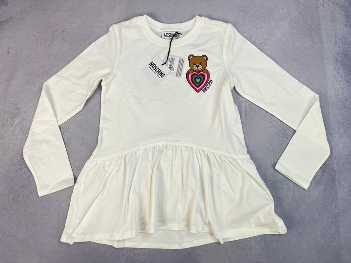 Moschino Girls Bear Heart T-Shirt And Leggings Set 10 Y