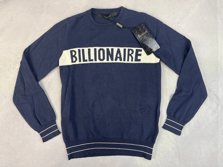 Billionaire, Boys Knitted Statement Sweater 10 Years