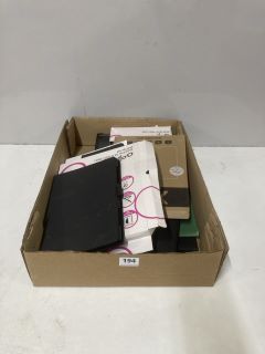 BOX OF ASSORTED TABLET CASES