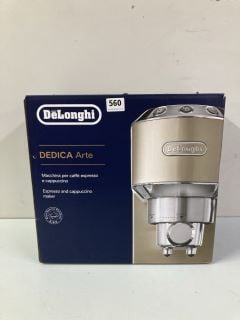 DELONGI DEDICA ARTE COFFEE MACHINE MODEL: EC885.GY