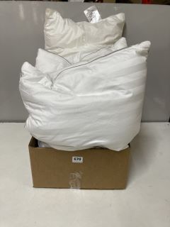 BOX OF ASSORTED PILLOWS