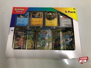 POKÉMON 5-PACK TRADING CARD GAME - RRP: £39.99
