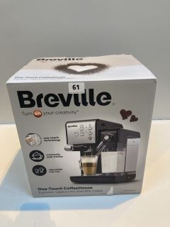 BREVILLE ONE-TOUCH COFFEEHOUSE ESPRESSO, CAPPUCCINO AND LATTE MAKER