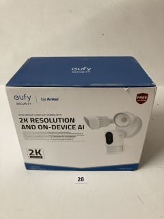 EUFY SECURITY 2K RESOLUTION & ON DEVICE AI ULTRA BRIGHT FLOODLIGHT CAMERA RRP: £169