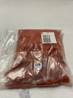 HARMONY CASHMERE V NECK JUMPER IN CORAL - SIZE M - RRP £140