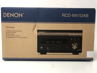 DENON CD RECEIVER WITH HIGH OUTPUT POWER MODEL: RCD-M41DAB RRP: £399
