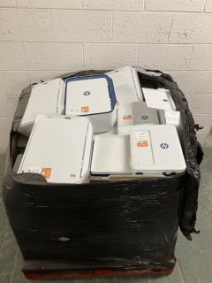 PALLET OF ASSORTED PRINTERS  IN VARIOUS BRANDS & DESIGNS TO INCLUDE HP