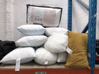 QTY OF ASSORTED CUSHIONS AND PILLOWS