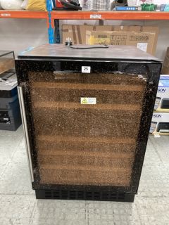 VICEROY WINE COOLER MODEL NO: WRWC60BKED (SMASHED GLASS)
