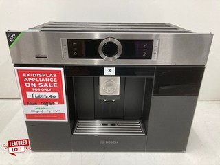 BOSCH SERIES 8 BUILT-IN FULLY AUTOMATIC COFFEE MACHINE WITH HOME CONNECT MODEL: CTL636ES6 RRP £1,719.00 - 449 x 558 x 356 mm