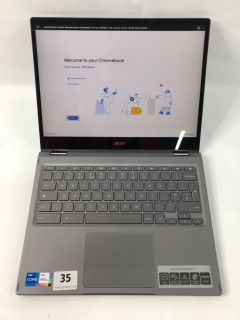 ACER CHROMEBOOK SPIN 713  256GB LAPTOP IN STEEL GREY. (WITH BOX & CHARGE UNIT). INTEL CORE I5 1135G7, 8GB RAM,   [JPTN39037]