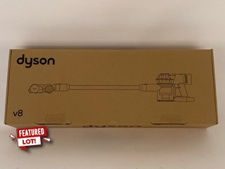 DYSON V8 CORDLESS VACUUM CLEANER IN SILVER/NICKEL MODEL: SV25 - RRP £329 (SEALED): LOCATION - A0