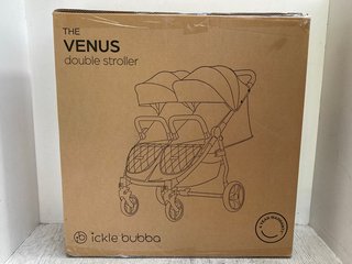 ICKLE BUBBA THE VENUS DOUBLE STROLLER IN BLACK - RRP £329.99: LOCATION - A-1
