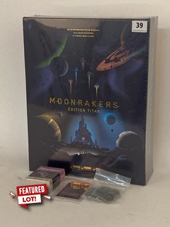 MOONRAKERS TITAN EDITION BOARD GAME TO INCLUDE STARTER PACK AND CREDITS (SEALED) - RRP £250: LOCATION - A-1