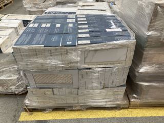 PALLET OF 500 X 250MM CERAMIC WALL TILES IN MATLOCK WHITE MATT APPROX 53M2 IN TOTAL: LOCATION - D2 (KERBSIDE PALLET DELIVERY)
