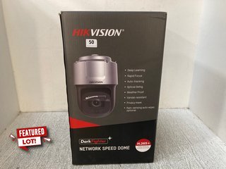 HIKVISION DARK-FIGHTER NETWORK SPEED DOME - MODEL DS-2DF8C442IXS-AELW - RRP £1,059: LOCATION - BOOTH