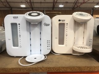 2 X TOMMEE TIPPEE PERFECT PREP FORMULA FEED MAKERS: LOCATION - BR17