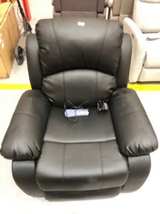 ELECTRIC RECLINER WITH BLACK MASSAGE.