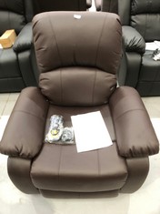 ASTAN HOME RECLINING CHAIR WITH MASSAGE MAROON.