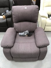 ELECTRIC RECLINER WITH MASSAGE, MISSING PARTS.